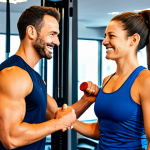 Personalized Training in a Modern Gym**

"A fitness instructor, fully clothed in appropriate athletic wear, guiding a client through a personalized workout in a brightly lit, modern gym. The client is smiling and engaged. The gym has state-of-the-art equipment and motivational posters in Spanish on the walls. Focus on correct form and technique. Safe for work, professional fitness setting, perfect anatomy, natural pose, well-formed hands, proper finger count, natural body proportions, appropriate attire, safe for work, professional."

**