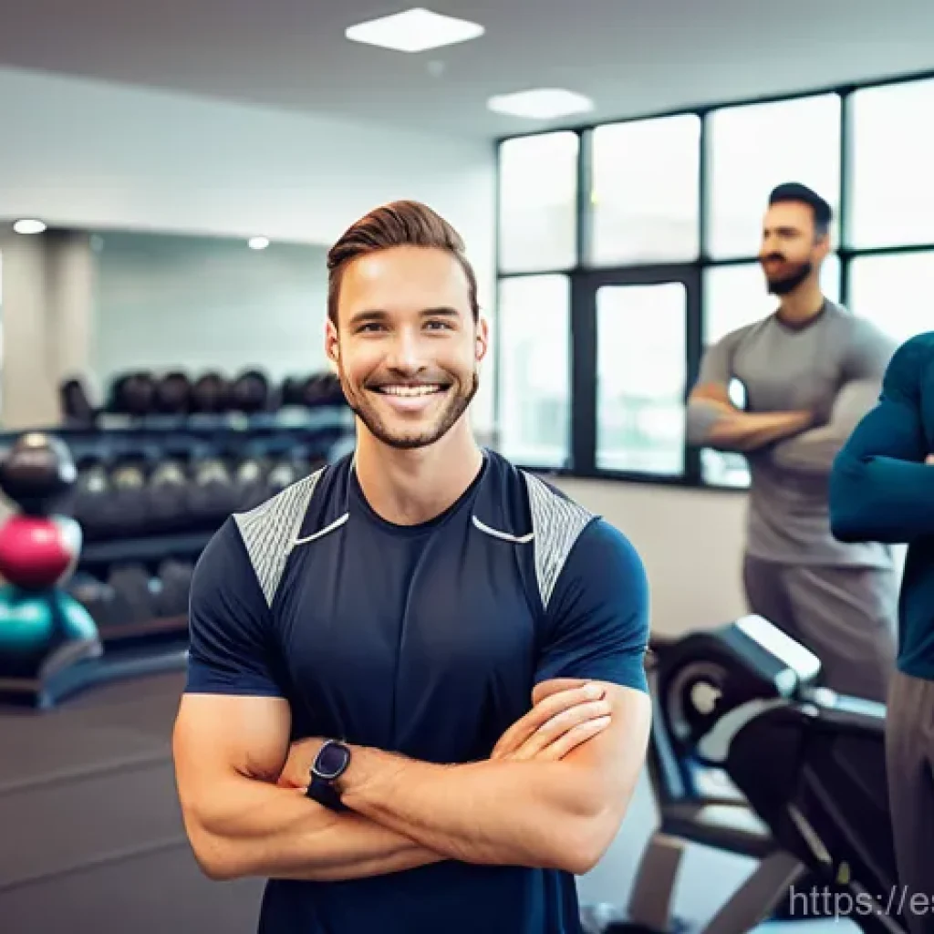 피트니스 경영사 근무 환경의 장단점 - **Prompt 1: Dynamic Team Leadership in a Modern Fitness Center**
    "A vibrant, wide-angle shot ins...