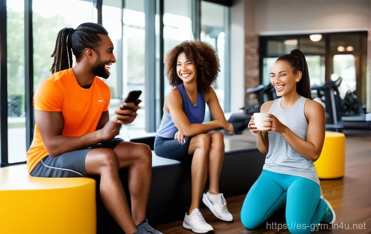 피트니스 경영사 근무 환경의 장단점 - **Prompt 1: Dynamic Team Leadership in a Modern Fitness Center**
    "A vibrant, wide-angle shot ins...